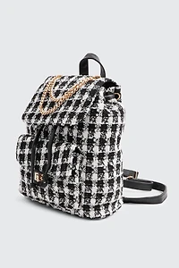 Petit sac à dos à détail de chaîne