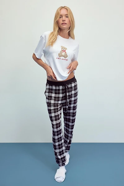 Ardene HUSHKNIT PJ Joggers in | Size | Polyester/Elastane | Eco-Conscious