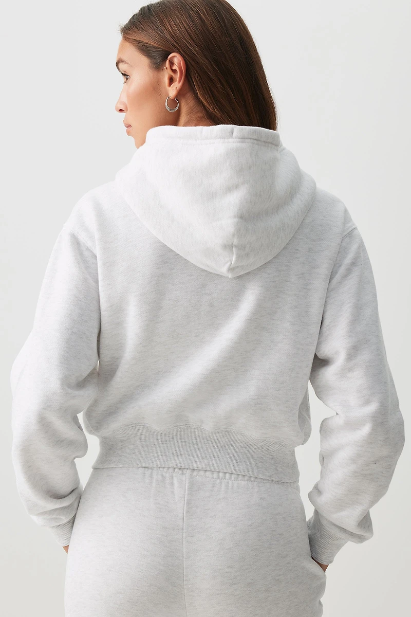 Veste courte à capuchon en Molleton MADESOFT™