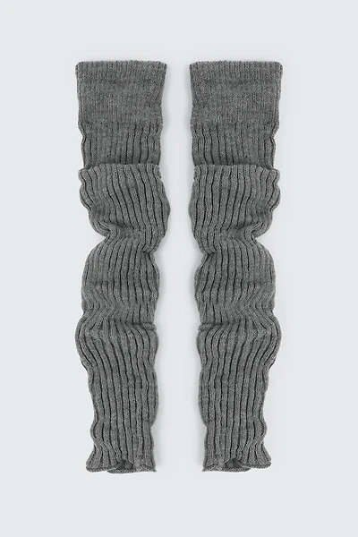 Ardene Over-the-Knee Leg Warmers in Grey | 100% Acrylic