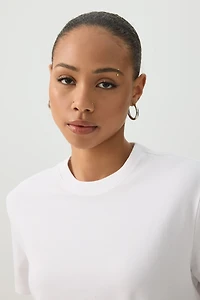 T-shirt détendu à manches courtes Basic