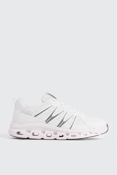 Ardene Jogger Sneakers in White | Size