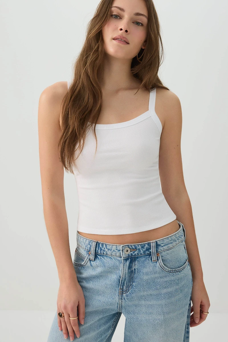 Camisole côtelée Basic