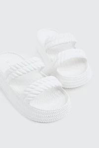 Glissières à deux brides tressées