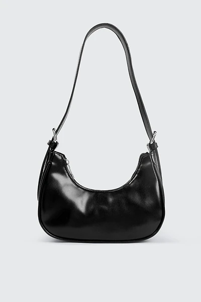 Ardene Faux Leather Shoulder Bag in | 100% Recycled Polyester/Faux Leather | Eco-Conscious
