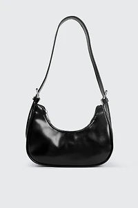 Ardene Faux Leather Shoulder Bag in | 100% Recycled Polyester/Faux Leather | Eco-Conscious