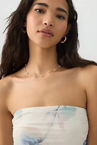 Robe tube à taille tombante en maille