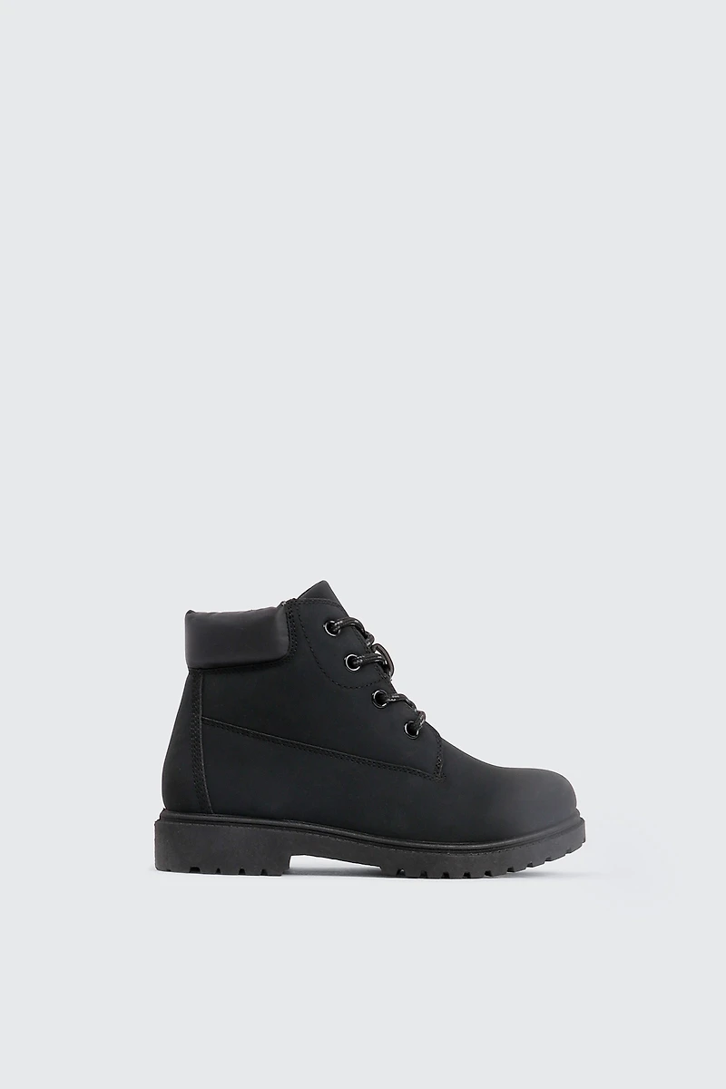 Ardene Kids Lace Up Boots in | Size