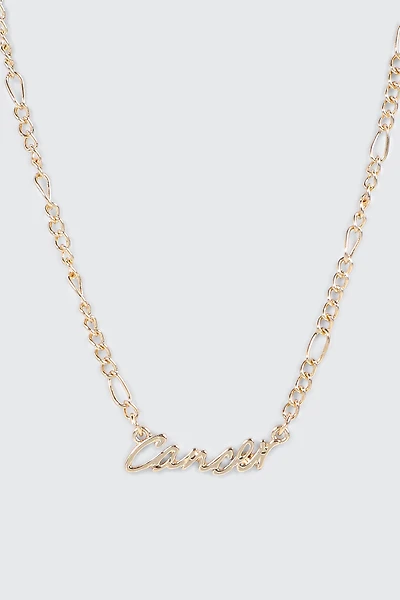 Collier signe du zodiaque Cancer