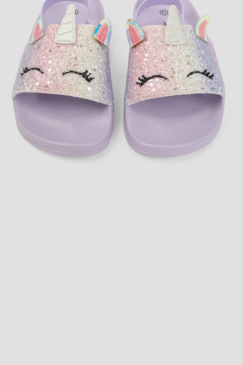 Sandales licornes à bride arrière