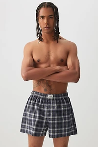 Boxeur en popeline à carreaux