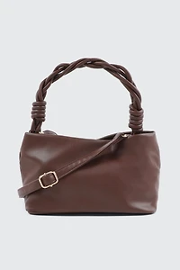 Ardene Braided Top Handle Shoulder Bag