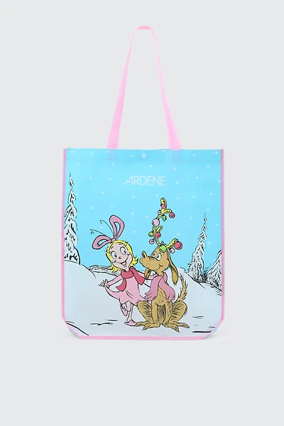 Ardene Medium Cindy Lou Bag with Snap Closure in Light Blue