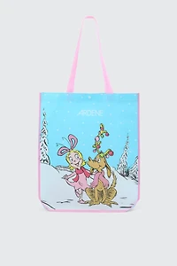 Ardene Medium Cindy Lou Bag with Snap Closure in Light Blue