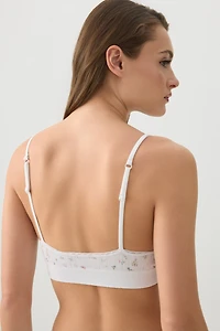 Soutien-gorge léger pointelle tout-aller