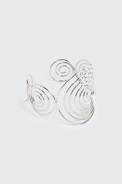 Bracelet manchette à spirales