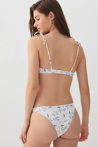 Bas de maillot imprimé tuile estivale