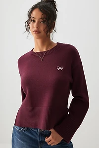 Ardene Short Boxy Sweater in | Size | Polyester/Nylon/Viscose