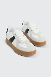 Espadrilles rétro à semelle épaisse