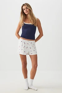 Short de pyjama en tissu HUSHKNIT