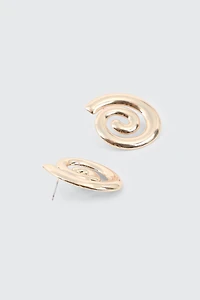 Boucles d'oreilles spirales