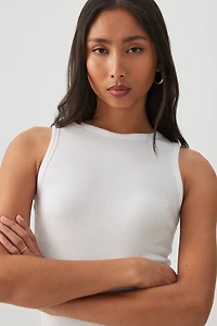 Camisole à col ras-du-cou côtelée Basic