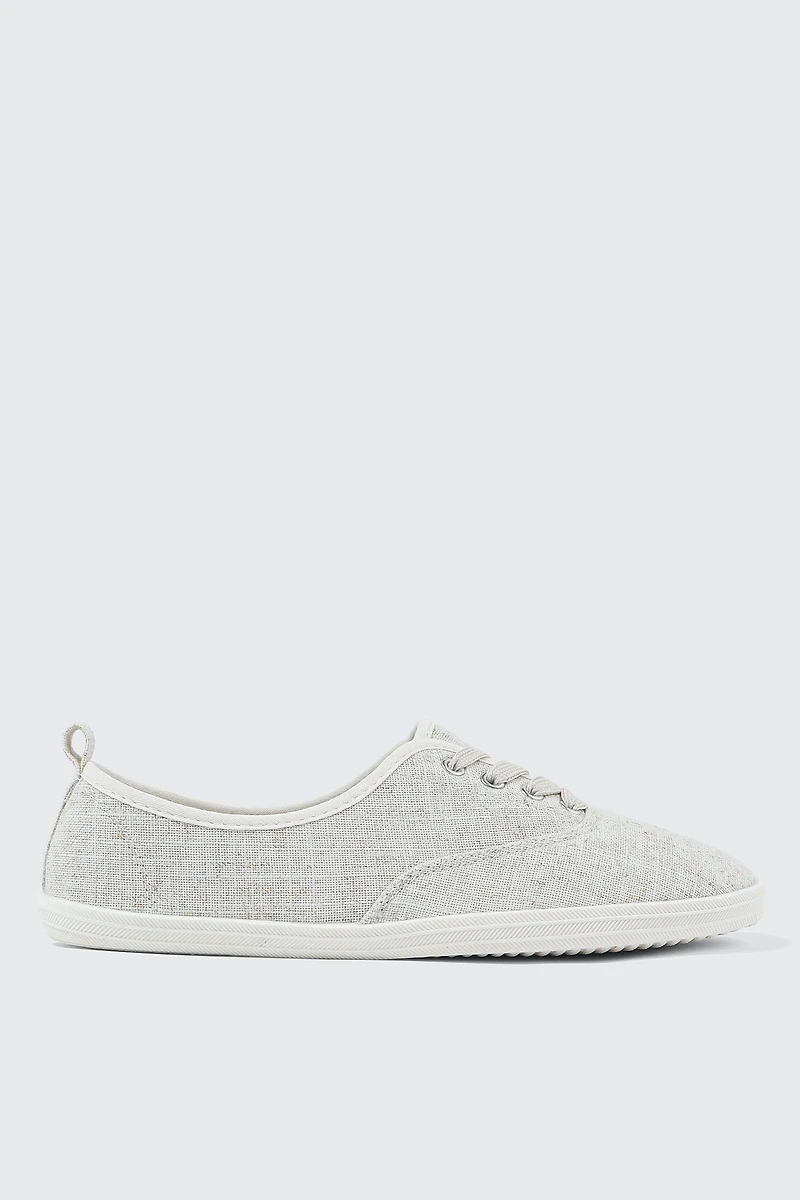 Espadrilles basses en toile