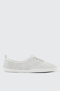 Espadrilles basses en toile