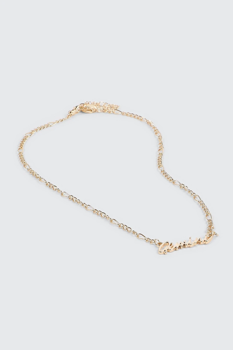 Collier signe du zodiaque Gemini