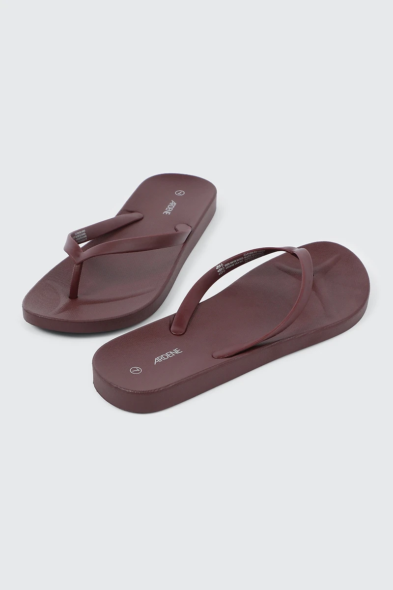 Sandales de plage unies