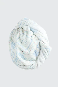 Serviette pour cheveux à motif cachemire