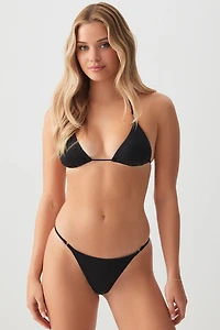 Ardene Cheeky Bikini Bottom in | Size Large | Polyester/Nylon/Spandex | Microfiber