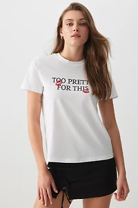 T-shirt graphique coupe classique