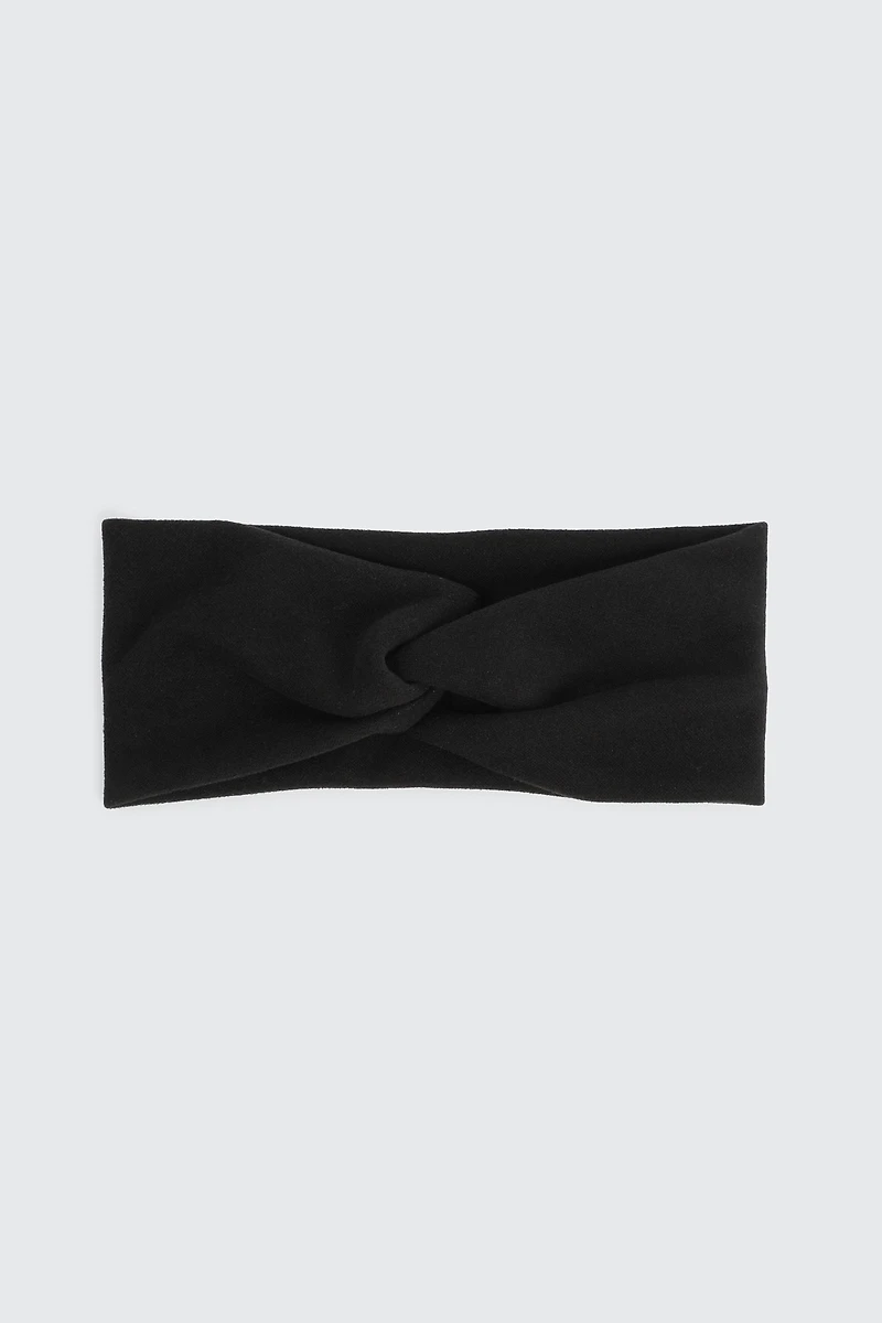 Ardene Super Soft Twist Headwrap in Black | Polyester