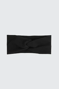 Ardene Super Soft Twist Headwrap in Black | Polyester