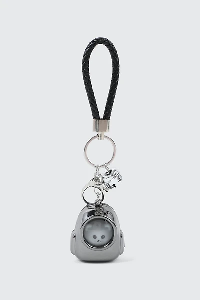 Ardene Light Up Bear Backpack Keychain in