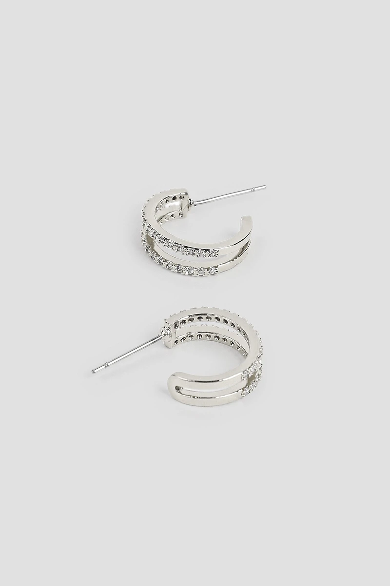 Anneaux doubles à zircons cubiques