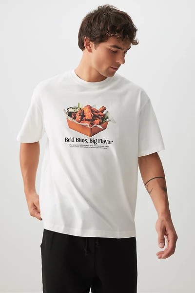 Ardene Man Graphic T-Shirt For Men in White | Size | Cotton