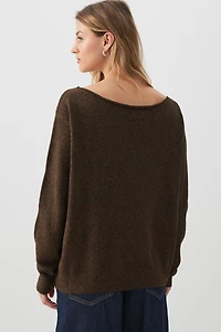 Chandail ample à épaules dénudées