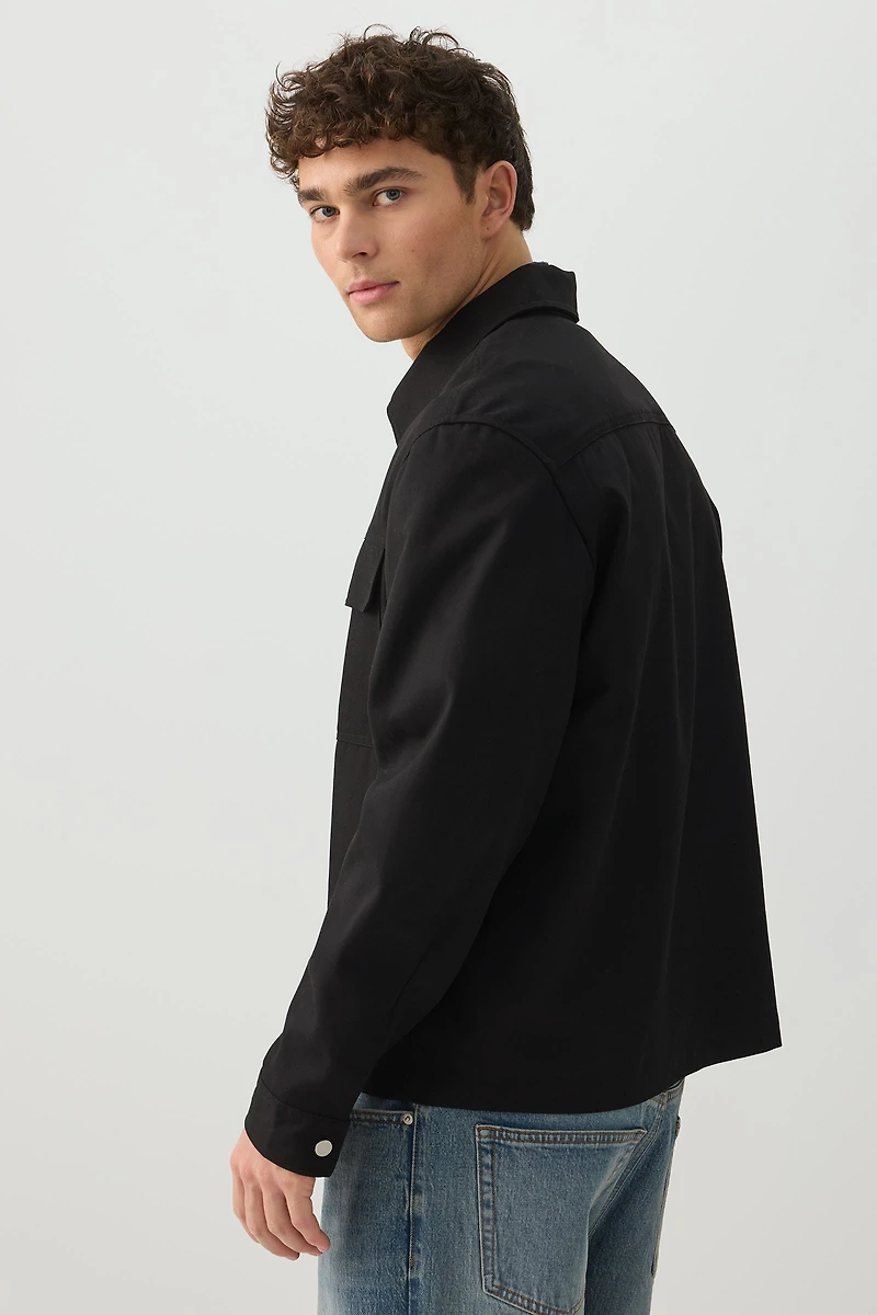 Veste-chemise à glissière