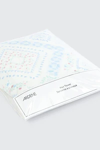 Serviette pour cheveux à motif cachemire