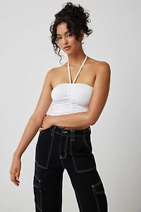 Camisole licou froncée