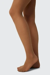 Ardene Sheer Tights in Brown | Size Small | Nylon/Spandex