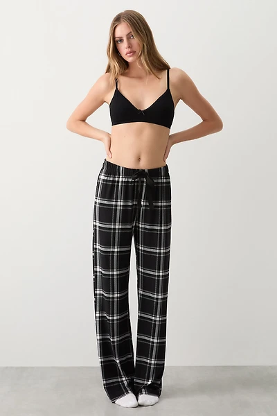 Ardene Super Soft Flare PJ Pants | Size | Polyester/Spandex | Eco-Conscious