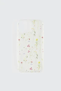 Ardene Floral iPhone 13/14/15 Case in Clear