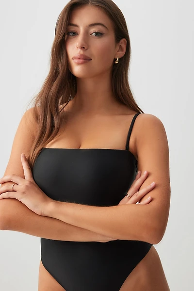 Ardene One Piece Swimsuit with Removable Straps in | Size | Polyester/Nylon/Elastane | Microfiber