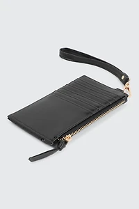 Portefeuille plat surpiqu