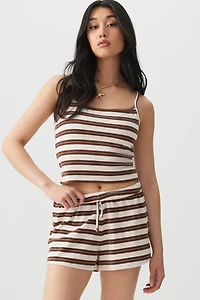 Camisole en tissu éponge