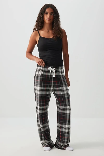 Ardene HUSHKNIT Flared PJ Pants | Size | Polyester/Elastane | Eco-Conscious