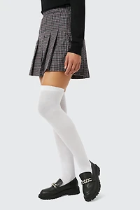 Ardene Over-the-Knee Socks in White | Polyester/Spandex